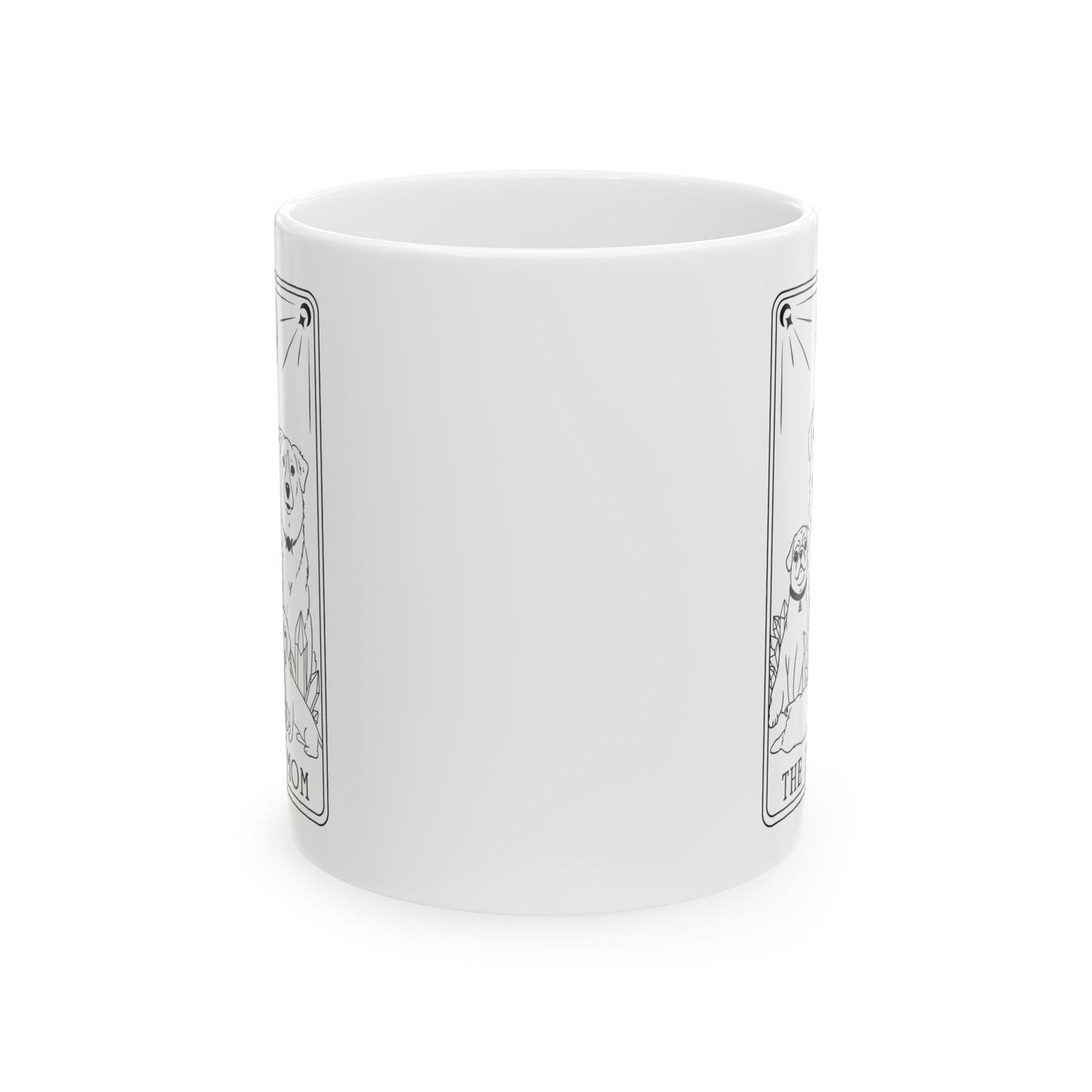The Dog Mom Tarot Ceramic Mug, (11oz, 15oz)