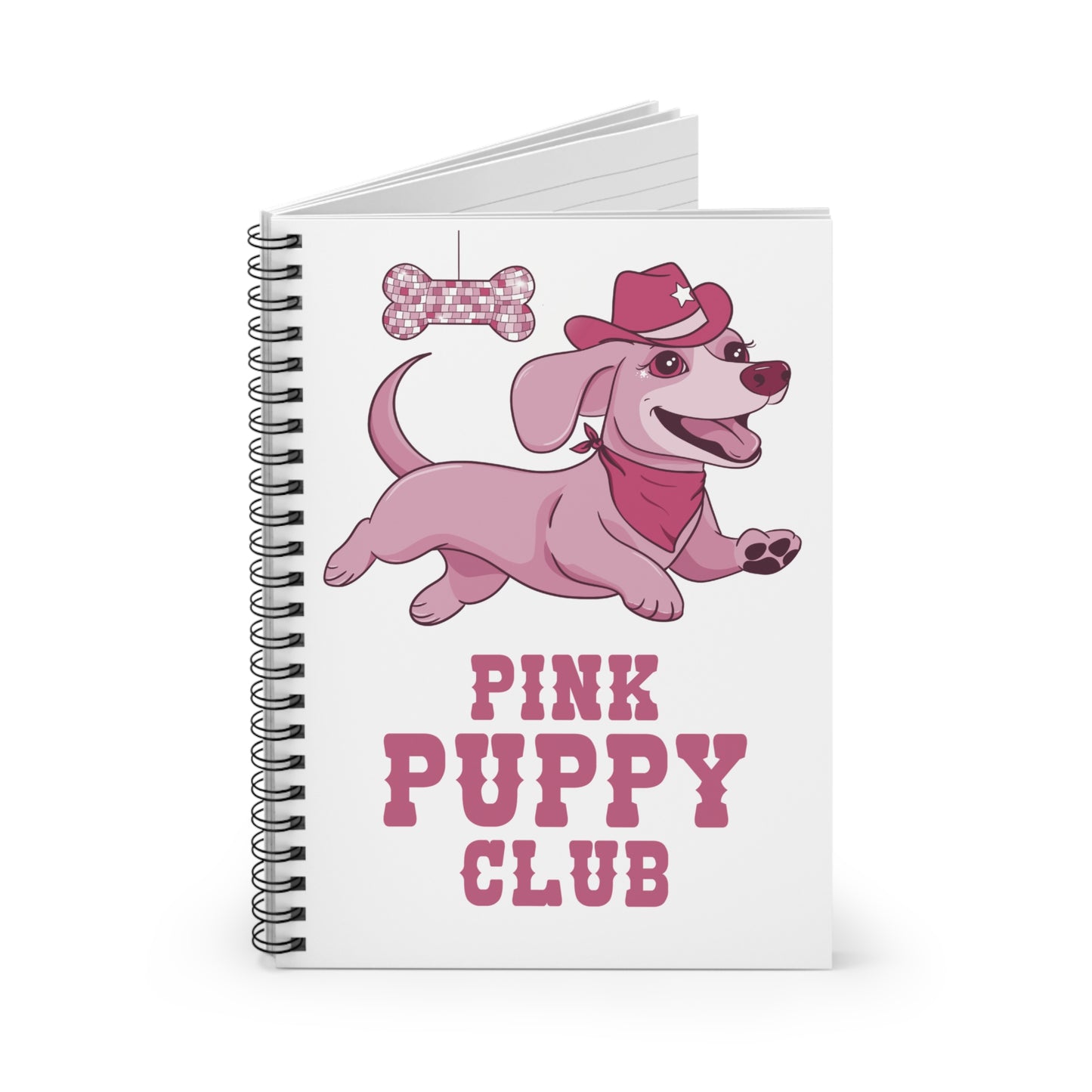 Pink Puppy Club Spiral Notebook - Ruled Line | Chappell Roan Fan