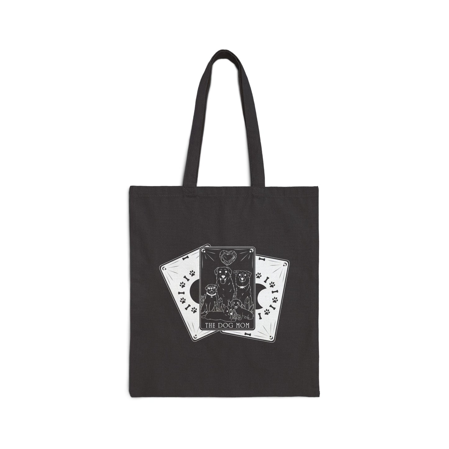 The Dog Mom Tarot | Cotton Canvas Tote Bag