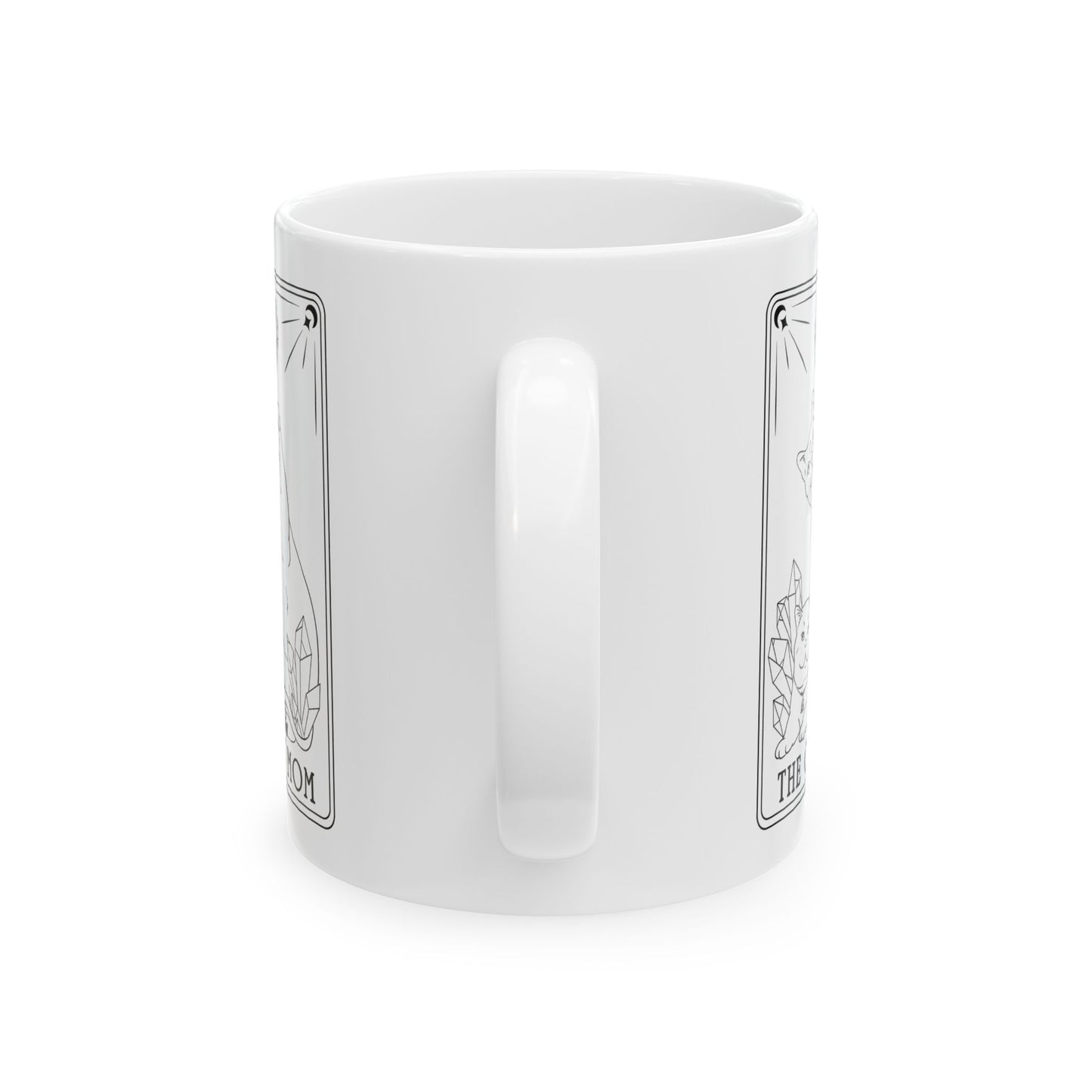 The Cat Mom Tarot Ceramic Mug, (11oz, 15oz)
