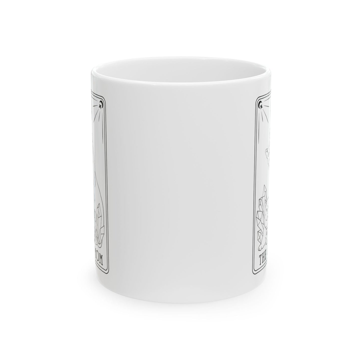 The Cat Mom Tarot Ceramic Mug, (11oz, 15oz)
