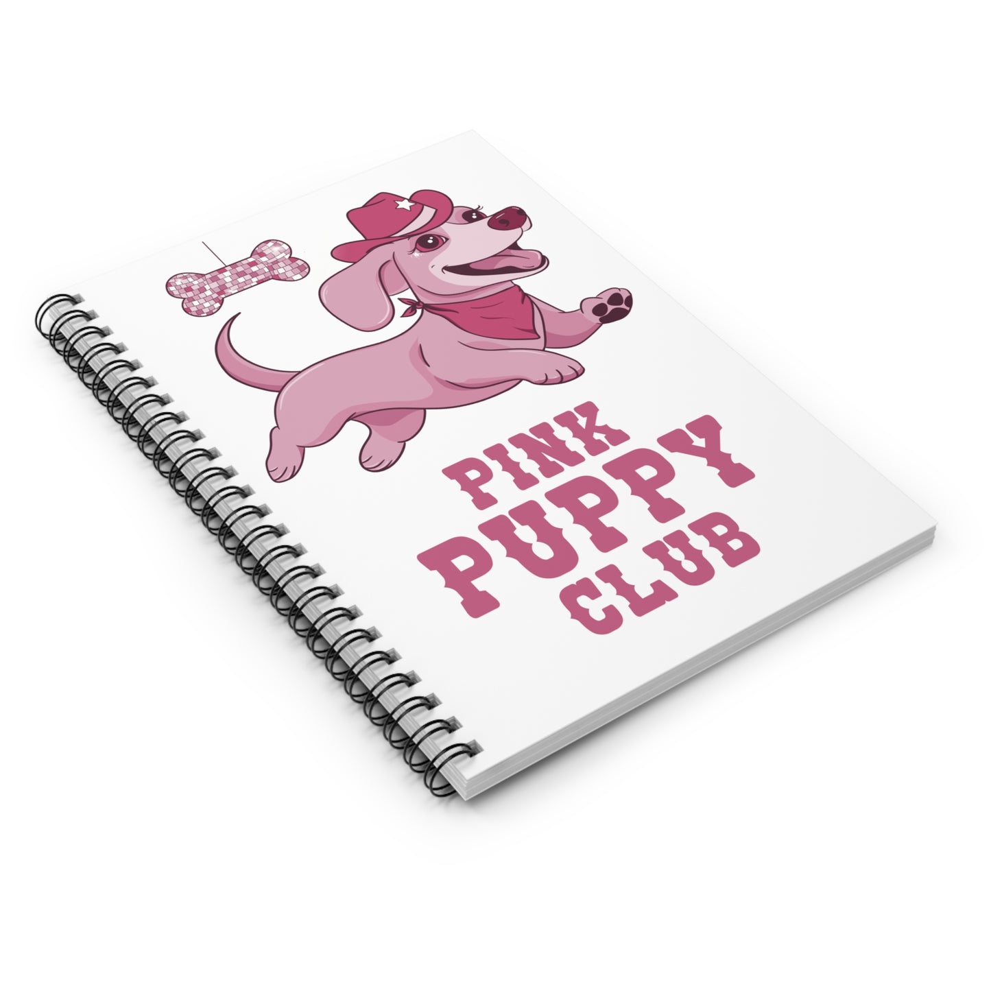 Pink Puppy Club Spiral Notebook - Ruled Line | Chappell Roan Fan