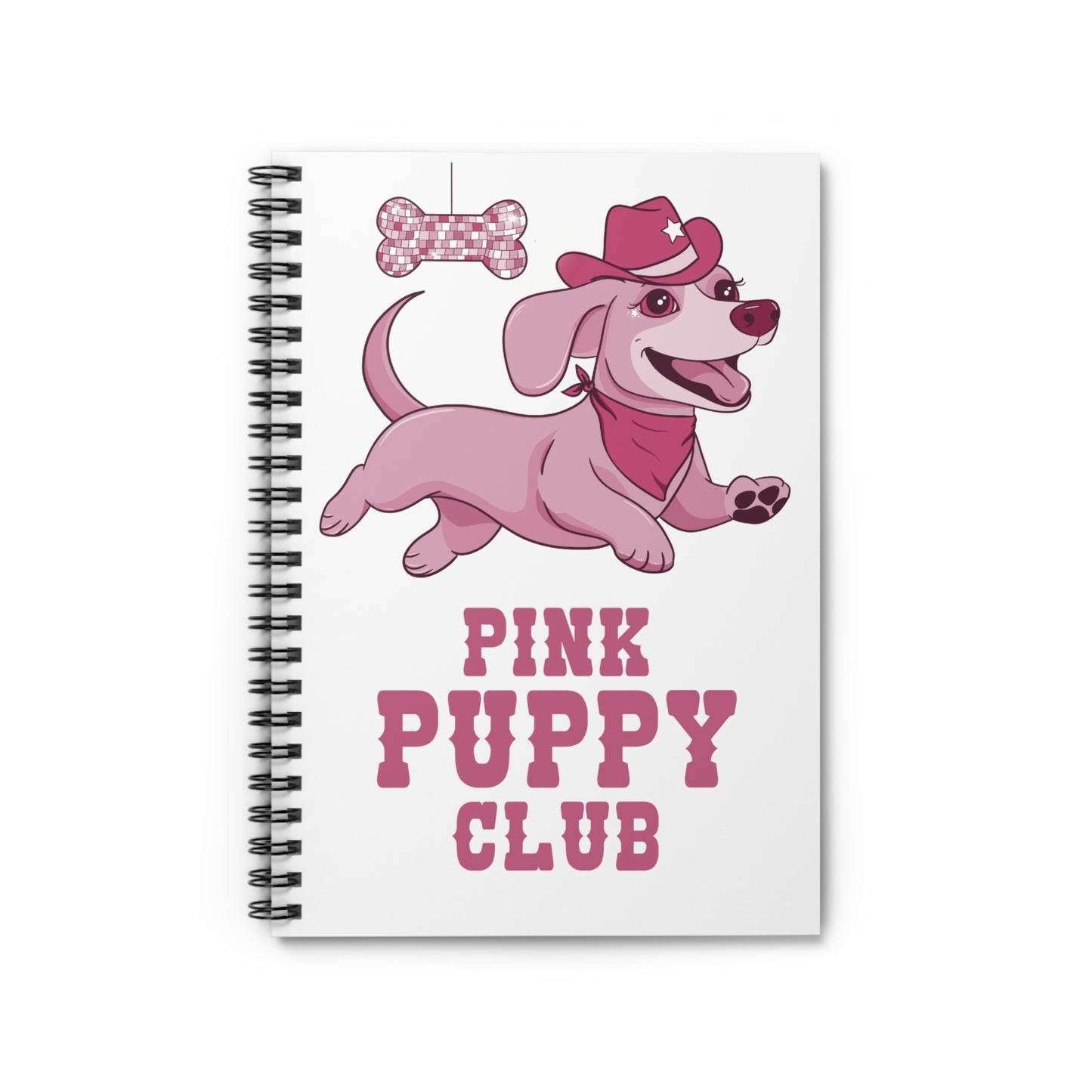 Pink Puppy Club Spiral Notebook - Ruled Line | Chappell Roan Fan