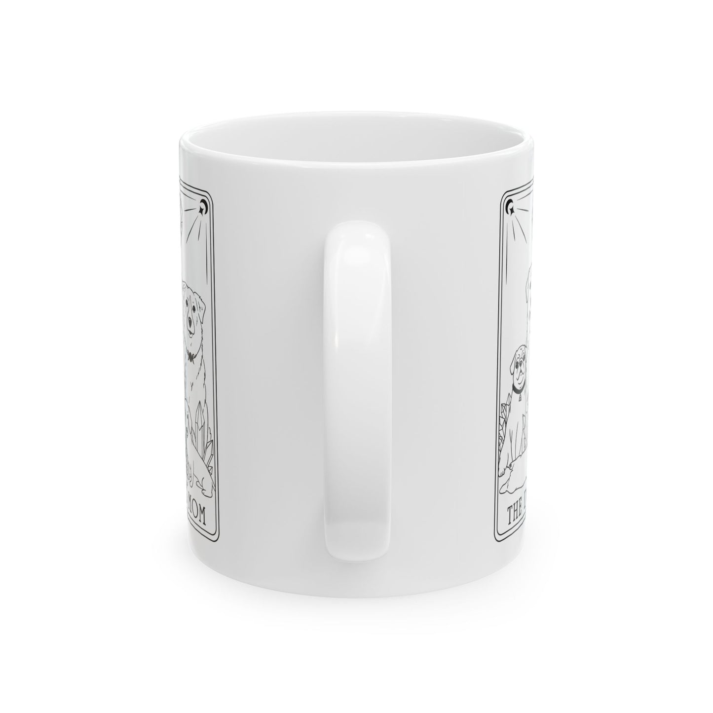 The Dog Mom Tarot Ceramic Mug, (11oz, 15oz)
