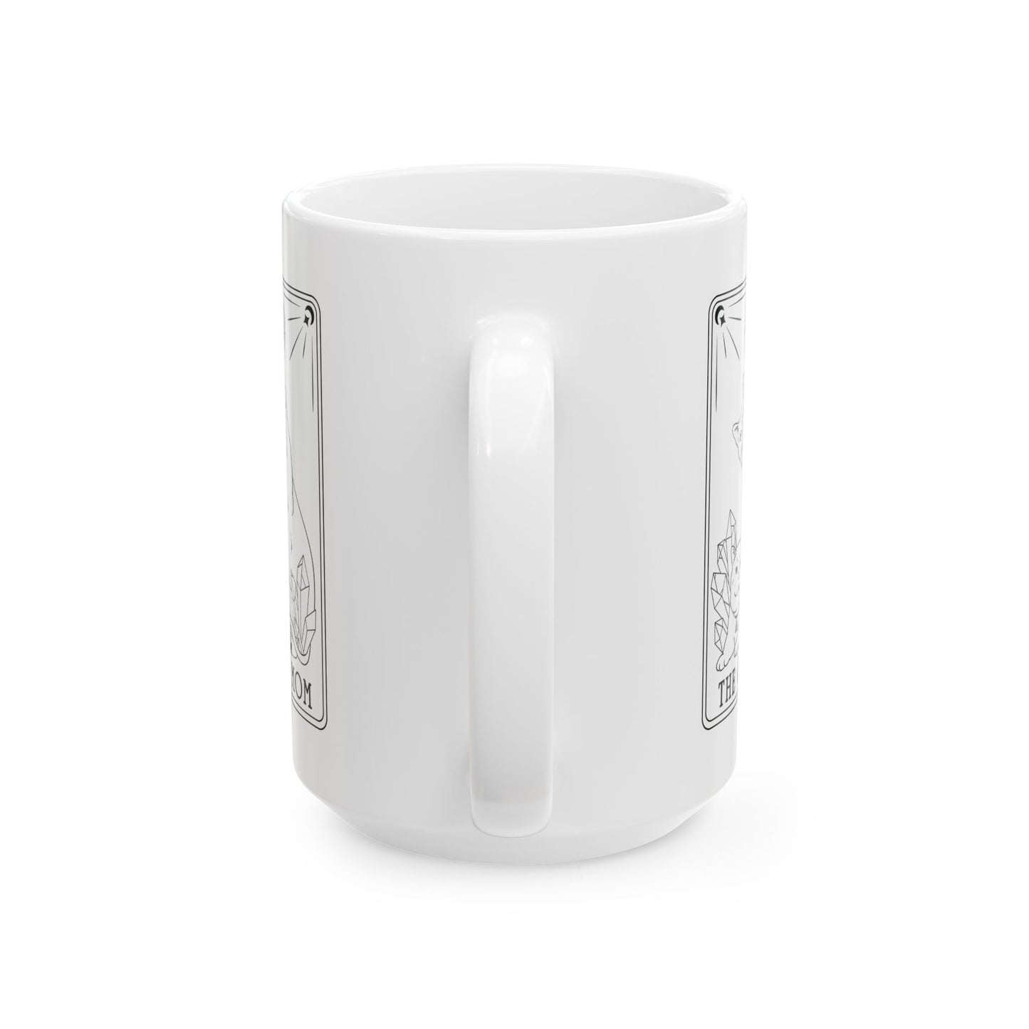 The Cat Mom Tarot Ceramic Mug, (11oz, 15oz)