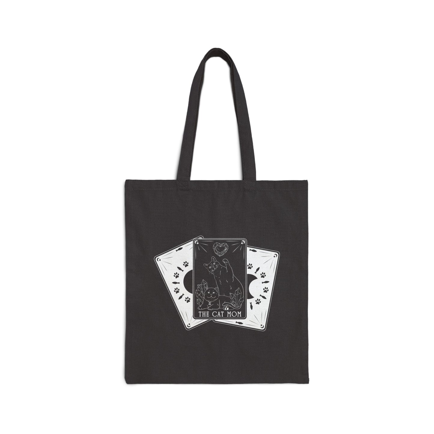Cat Mom Tarot | Cotton Canvas Tote Bag